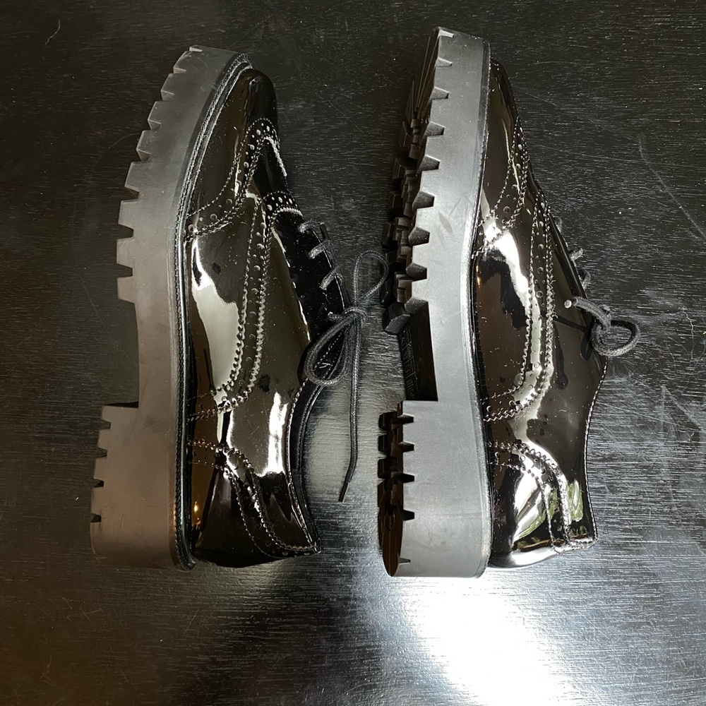 Chunky Platform Oxford Loafers - image 2